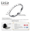 LicLiz 2019 Simple 925 Sterling Silver Chevron V Shape Ring for Women Heart Star Leaf Braided Band Jewelry Joyas de Plata LR0470