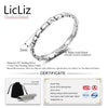 LicLiz 2019 Simple 925 Sterling Silver Chevron V Shape Ring for Women Heart Star Leaf Braided Band Jewelry Joyas de Plata LR0470