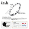 LicLiz 2019 Simple 925 Sterling Silver Chevron V Shape Ring for Women Heart Star Leaf Braided Band Jewelry Joyas de Plata LR0470